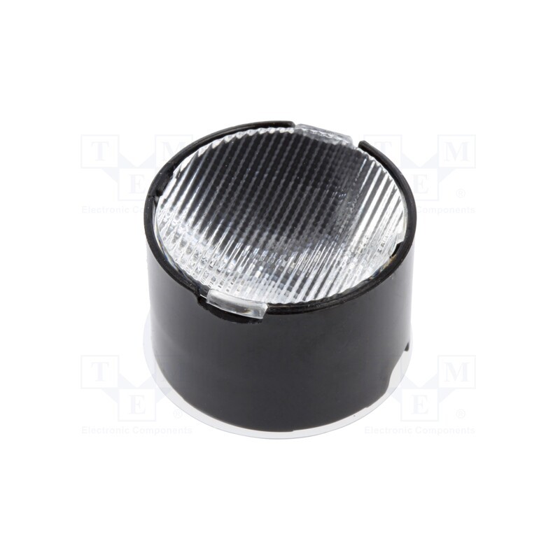 1 pcs x LEDIL - CA11484_LXP2-O-90 - LED lens, round, plexiglass PMMA, transparent, 9÷40°, H: 14.7mm