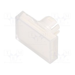 1 pcs x EAO - 61-9331.7 - Actuator lens, 22mm, 61, transparent, plastic, 15.3x21.5mm
