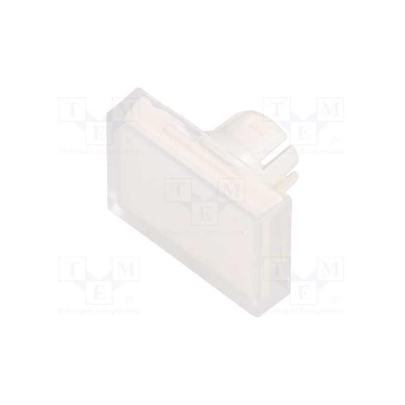 1 pcs x EAO - 61-9331.7 - Actuator lens, 22mm, 61, transparent, plastic, 15.3x21.5mm