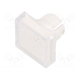 1 pcs x EAO - 61-9321.7 - Actuator lens, 22mm, 61, transparent, plastic, 15.3x15.3mm