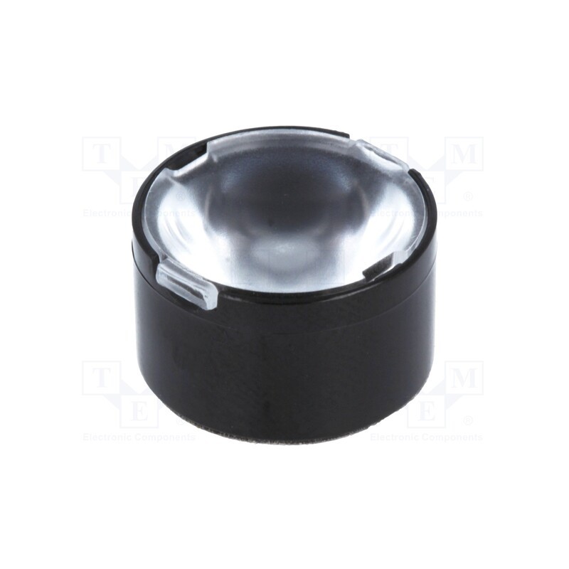 1 pcs x LEDIL - CA12056_TINA2-W - LED lens, round, plexiglass PMMA, transparent, 40÷57°, H: 9.7mm