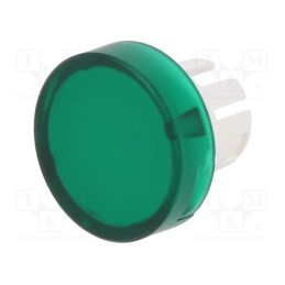 1 pcs x EAO - 61-9311.5 - Actuator lens, 22mm, 61, transparent,green, plastic, Ø15.8mm