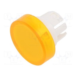 1 pcs x EAO - 61-9311.4 - Actuator lens, 22mm, 61, transparent,yellow, plastic, Ø15.8mm