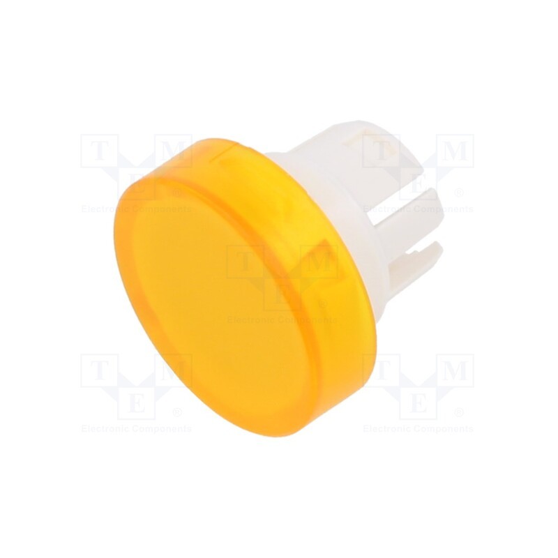 1 pcs x EAO - 61-9311.4 - Actuator lens, 22mm, 61, transparent,yellow, plastic, Ø15.8mm