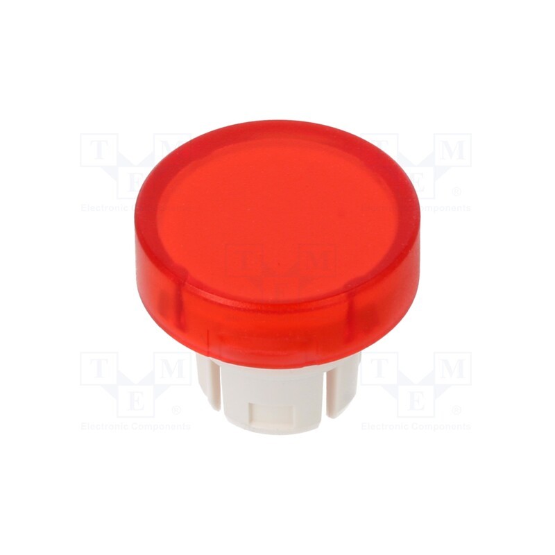 1 pcs x EAO - 61-9311.2 - Actuator lens, 22mm, 61, red,transparent, plastic, Ø15.8mm