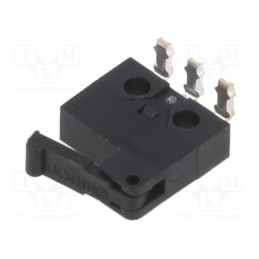 1 pcs x OMRON OCB - D2MQ-4L-1-L - Microswitch SNAP ACTION, 0.5A/30VDC, with lever, SPDT, ON-(ON)