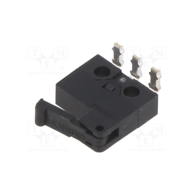 1 pcs x OMRON OCB - D2MQ-4L-1-L - Microswitch SNAP ACTION, 0.5A/30VDC, with lever, SPDT, ON-(ON)