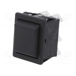 1 pcs x BULGIN - C1570ATAAJ - ROCKER, DP3T, Pos: 3, ON-OFF-ON, 16A/250VAC, 28x22mm