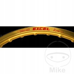 Excel 1 60x21 gold aluminum KX 500 rim