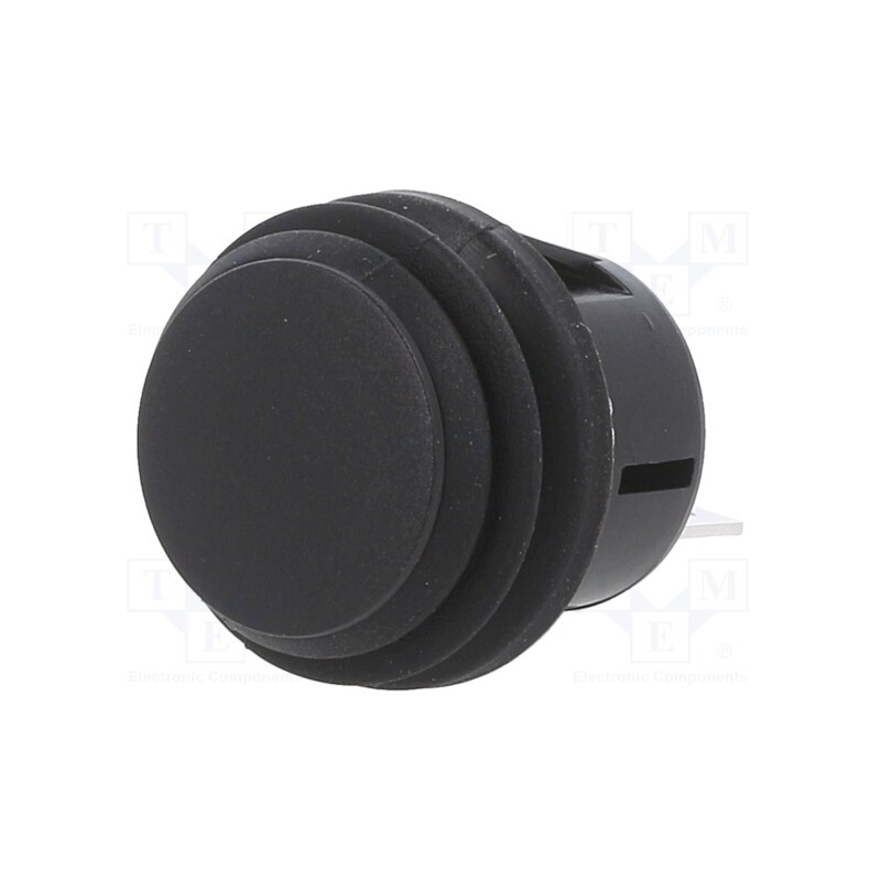 1 pcs x SWITCH COMPONENTS - PB-1B-DC-2-B - Switch: push-button, Pos: 2, SPST, 20A/14VDC, black, Illumin: none
