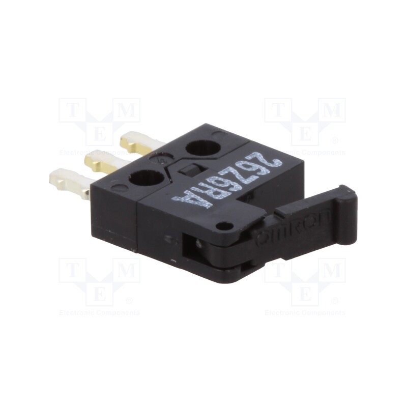 1 pcs x OMRON OCB - D2MQ-4L-105-1 - Microswitch SNAP ACTION, 0.05A/30VDC, SPDT, ON-(ON), Pos: 2, IP40