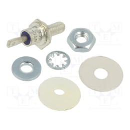 1 pcs x NTE Electronics - NTE5183AK - Diode: Zener, 10W, 8.2V, DO4, screw type, , cathode to stud