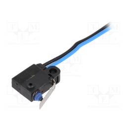 1 pcs x OMRON OCB - D2HW-C263MR - Microswitch SNAP ACTION, 0.1A/125VAC, 2A/12VDC, with lever, IP67