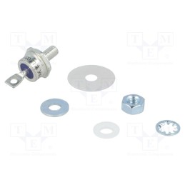 1 pcs x NTE Electronics - NTE5267AK - Diode: Zener, 50W, 28V, DO5, screw type, , cathode to stud, 10uA