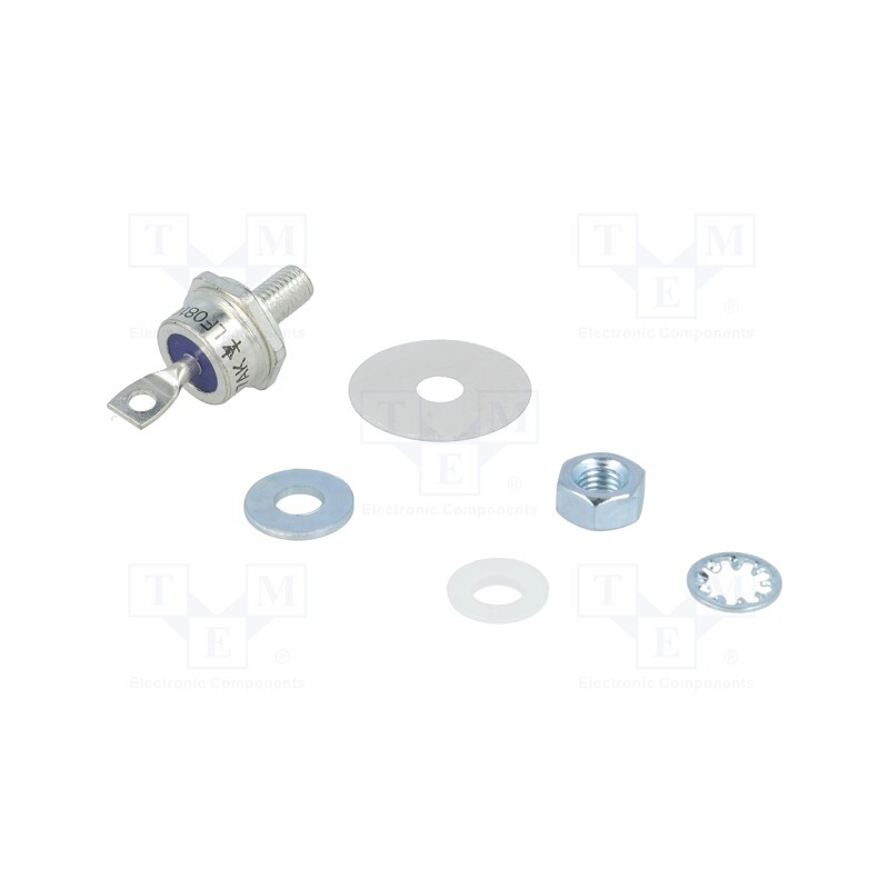 1 pcs x NTE Electronics - NTE5267AK - Diode: Zener, 50W, 28V, DO5, screw type, , cathode to stud, 10uA