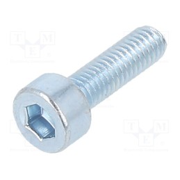 100 pcs x BOSSARD - 1003771 - Screw, M3x10, 0.5, Head: cheese head, hex key, HEX 2,5mm, steel