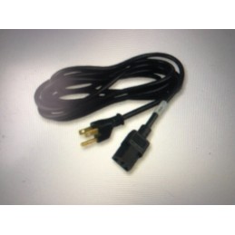 Mains Power Cord, NEMA 6-15P to IEC 60320 C13, 2.997 m, 10 A, 250 VAC, Black