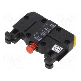 1 pcs x SPAMEL - ST22\01-1 - Contact block, 22mm, ST22, front fixing, Leads: screw terminals