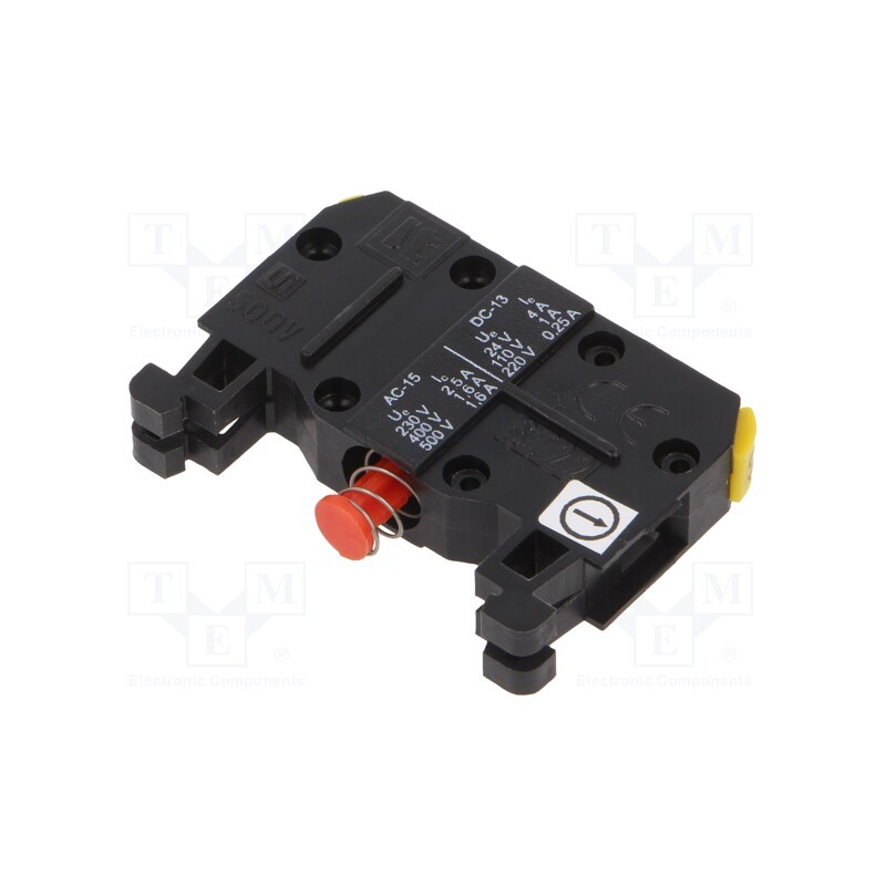 1 pcs x SPAMEL - ST22\01-1 - Contact block, 22mm, ST22, front fixing, Leads: screw terminals