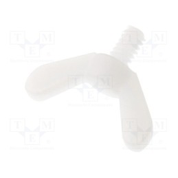 100 pcs x FIX&FASTEN - FIX-SM632-6 -AS - Screw, Head: wing, polyamide, 6.35mm