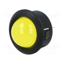 1 pcs x MENTOR - 2686.1071 - Indicator: LED, prominent, yellow, Ø25.65mm, for PCB, plastic