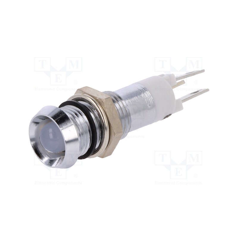 1 pcs x SIGNAL-CONSTRUCT - SWBE08214 - Indicator: LED, recessed, red/green, 24÷28VDC, Ø8.2mm, IP67, metal