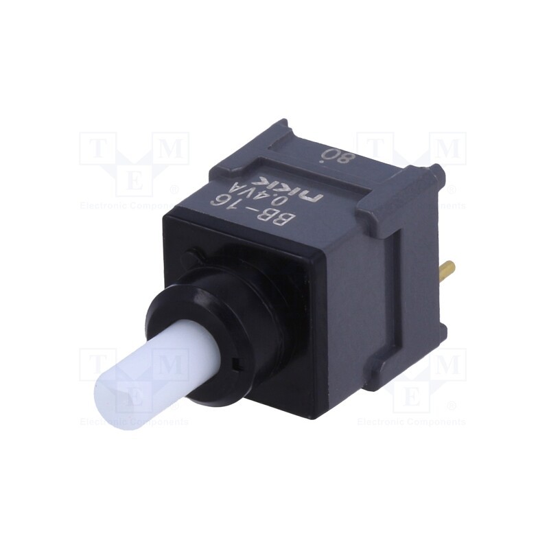 1 pcs x NKK SWITCHES - BB16AP - Switch: push-button, Pos: 2, SPDT, 0.01A/28VAC, 0.01A/28VDC, ON-ON