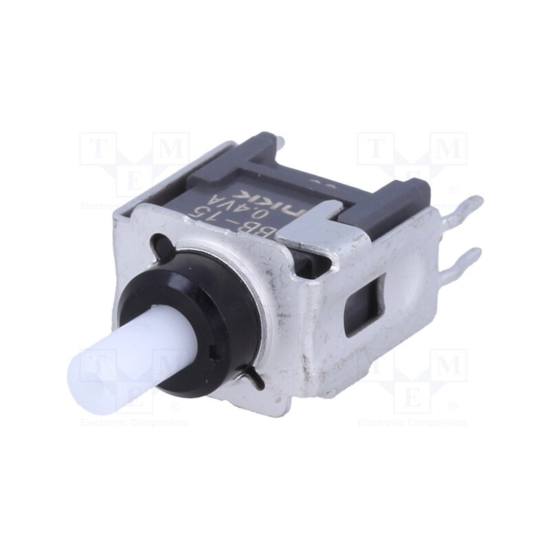 1 pcs x NKK SWITCHES - BB15AB - Switch: push-button, Pos: 2, SPDT, 0.01A/28VAC, 0.01A/28VDC, 500MΩ
