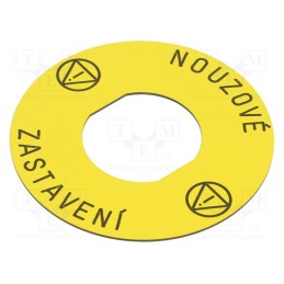 1 pcs x SCHNEIDER ELECTRIC - ZBY9T30 - Label, Harmony XB4