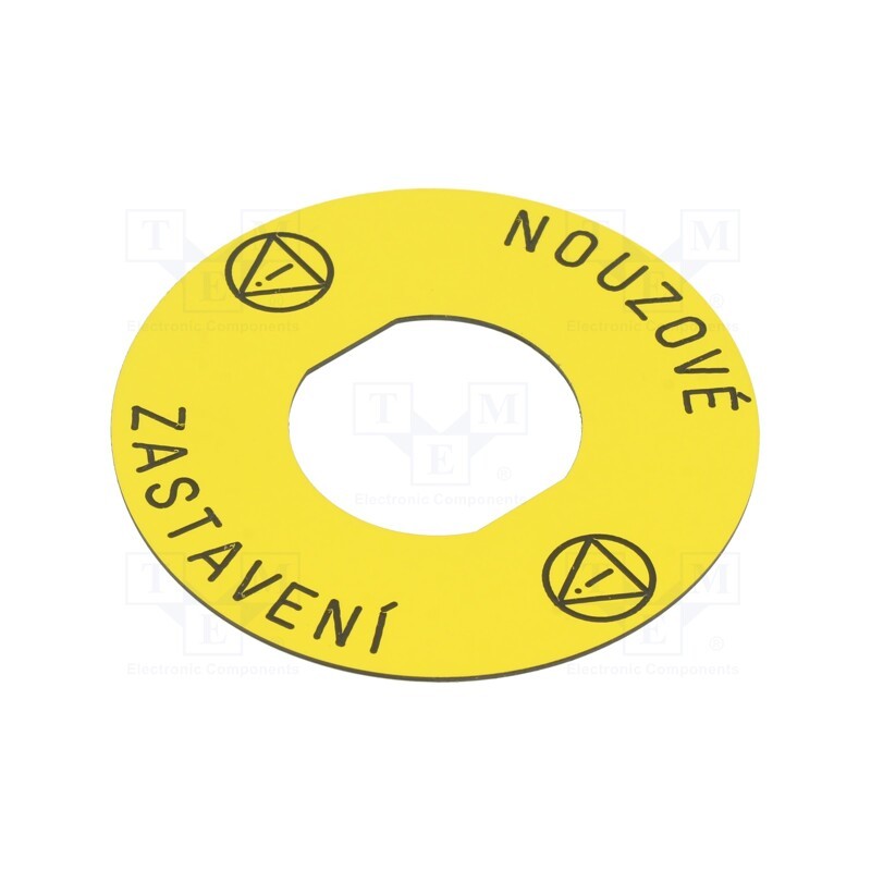 1 pcs x SCHNEIDER ELECTRIC - ZBY9T30 - Label, Harmony XB4