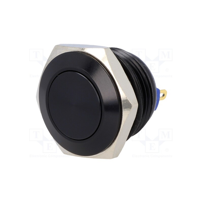 1 pcs x ONPOW - GQ16F-10/J/A - Switch: vandal resistant, Pos: 2, SPST-NO, 2A/36VDC, IP65, OFF-(ON)