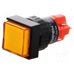1 pcs x ONPOW - LAS1F-11Z/O/24V-IP40 - Switch: push-button, Pos: 2, SPDT, 3A/250VAC, 2A/24VDC, ON-ON, IP40