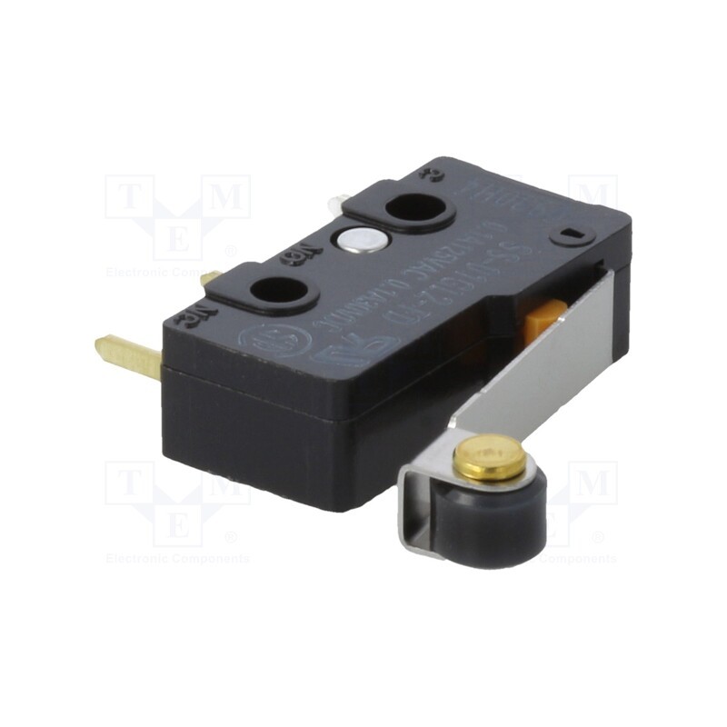 1 pcs x OMRON OCB - SS01GL2FD - Microswitch SNAP ACTION, 0.1A/125VAC, with lever (with roller)