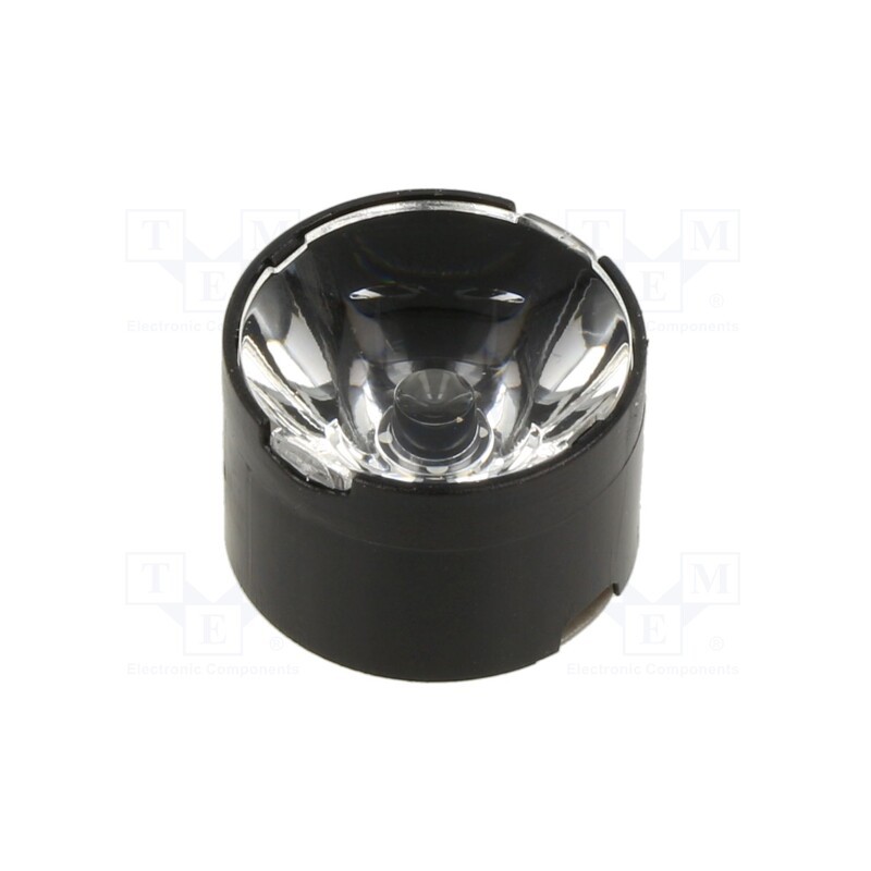 1 pcs x LEDIL - FA10661_LXP-RS - LED lens, round, plexiglass PMMA, transparent, 8÷12°, H: 14.7mm