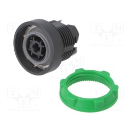 1 pcs x SCHNEIDER ELECTRIC - ZB5AA0 - Switch: push-button, 22mm, Stabl.pos: 1, none, IP66, flat, Pos: 2