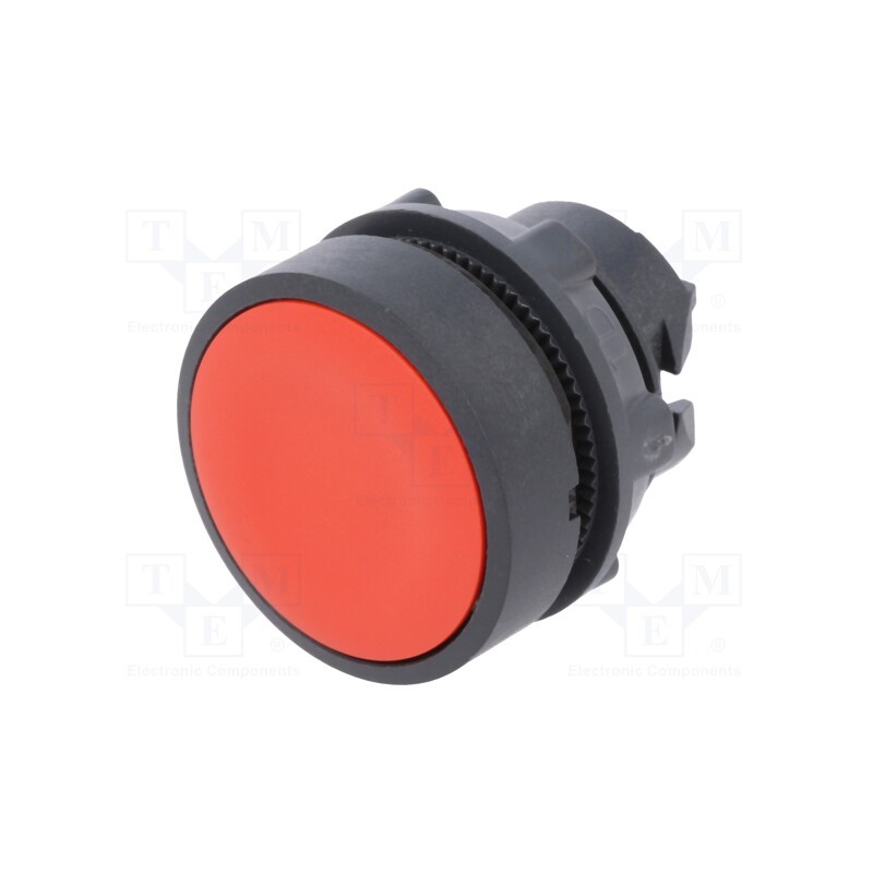 1 pcs x SCHNEIDER ELECTRIC - ZB5AA4TQ - Switch: push-button, 22mm, Stabl.pos: 1, red, none, IP66, flat, Pos: 2