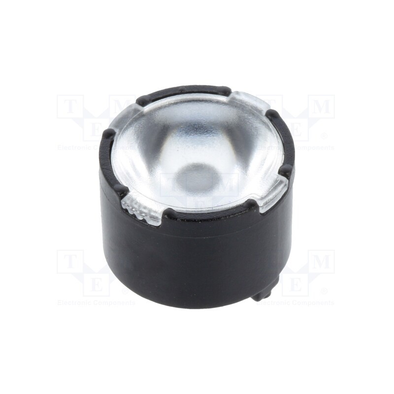 1 pcs x LEDIL - FP10993_LISA2-W-PIN - LED lens, round, plexiglass PMMA, transparent, 36÷44°, H: 6.6mm