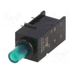 1 pcs x MENTOR - 1844.6834 - Switch: push-button, Pos: 2, DPDT, 0.5A/60VAC, 0.5A/60VDC, ON-(ON)