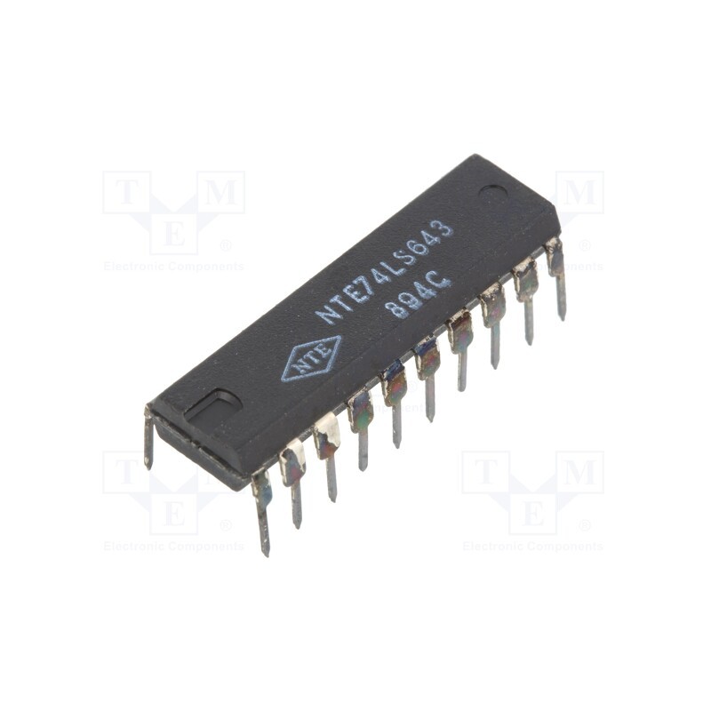1 pcs x NTE Electronics - NTE74LS643 - IC: digital, bus transceiver, Ch: 8, TTL, THT, DIP20, OUT: 3-state