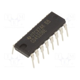1 pcs x NTE Electronics - NTE4520B - IC: digital, binary up counter, Ch: 2, CMOS, THT, DIP16, 3÷18VDC