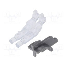 1 pcs x MENTOR - 1270.1002 - Fiber for LED, round, Ø3mm, No.of mod: 4, Front: flat