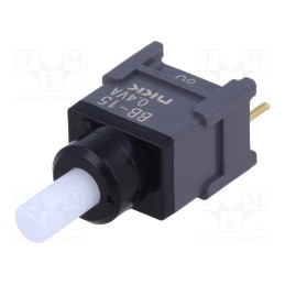 1 pcs x NKK SWITCHES - BB15AP - Switch: push-button, Pos: 2, SPDT, 0.01A/28VAC, 0.01A/28VDC, 500MΩ