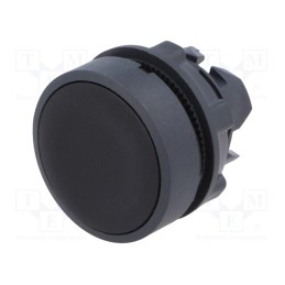 1 pcs x SCHNEIDER ELECTRIC - ZB5AA2TQ - Switch: push-button, 22mm, Stabl.pos: 1, black, none, IP66, flat