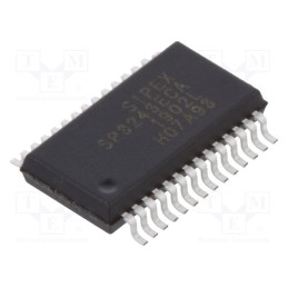 1 pcs x MAXLINEAR - SP3243ECA-L - IC: interface, transceiver, full duplex,RS232, 120kbps, SSOP28