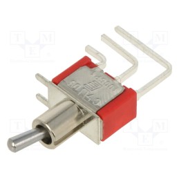 1 pcs x E-SWITCH - 100SP1T2B4M7QE - Switch: toggle, Pos: 2, SPDT, ON-ON, 2A/250VAC, 5A/28VDC, -30÷85°C