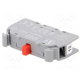1 pcs x SPAMEL - SP22\01-1 - Contact block, 22mm, NC, 2.5A/230VAC, 4A/24VDC, front fixing, SP22