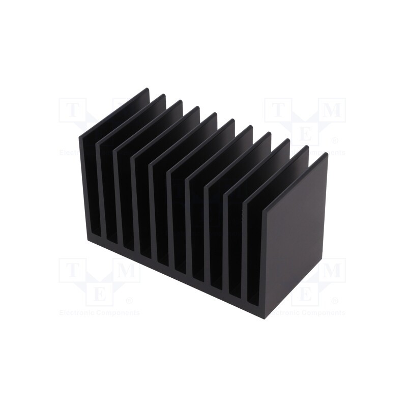 1 pcs x FISCHER ELEKTRONIK - SK 644 50 SA - Heatsink: extruded, grilled, black, L: 50mm, W: 100mm, H: 60mm
