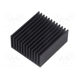 1 pcs x FISCHER ELEKTRONIK - SK 626 50 SA - Heatsink: extruded, grilled, black, L: 50mm, W: 45mm, H: 22mm