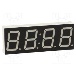 1 pcs x OPTO Plus LED - OPD-Q5620UPG-BW - Display: LED, 7-segment, 14.2mm, 0.56', No.char: 4, green, 160mcd