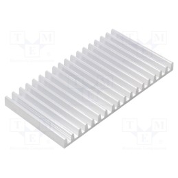 1 pcs x FISCHER ELEKTRONIK - SK 695 75 AL - Heatsink: extruded, L: 75mm, W: 140mm, H: 10mm, aluminium, raw